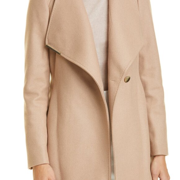 🧥NWT Rare Ted Baker London Rosess Wool & Cashmere Blend Wrap Coat 🧥 - Picture 2 of 4